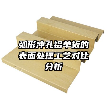 弧形沖孔鋁單板的表面處理工藝對比分析